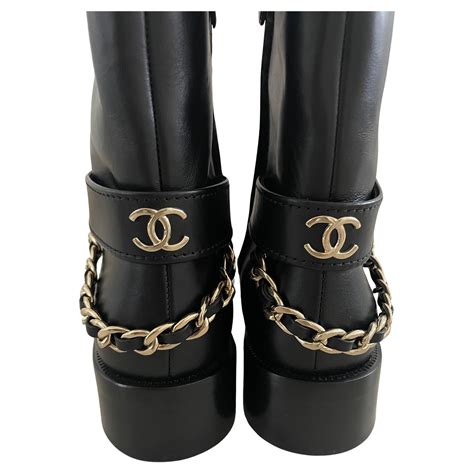 chanel chain boots for sale|chanel boots 2021 price.